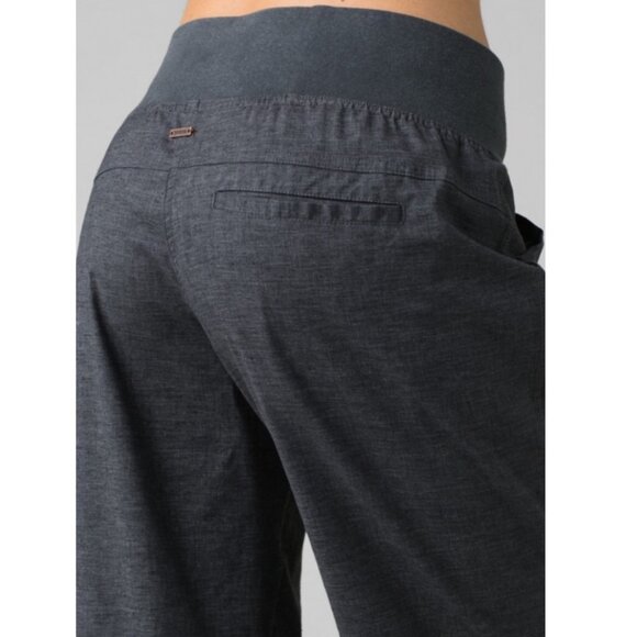 PRANA Women’s EUC Mantra Yoga Pull-On Hemp Pant - Coal | Size M - Picture 5 of 14